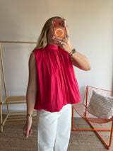 Top CARLA Framboise