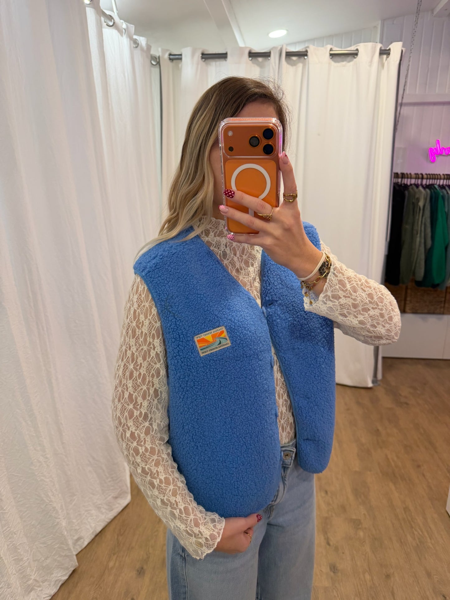 Gilet sans manches NINA Bleu