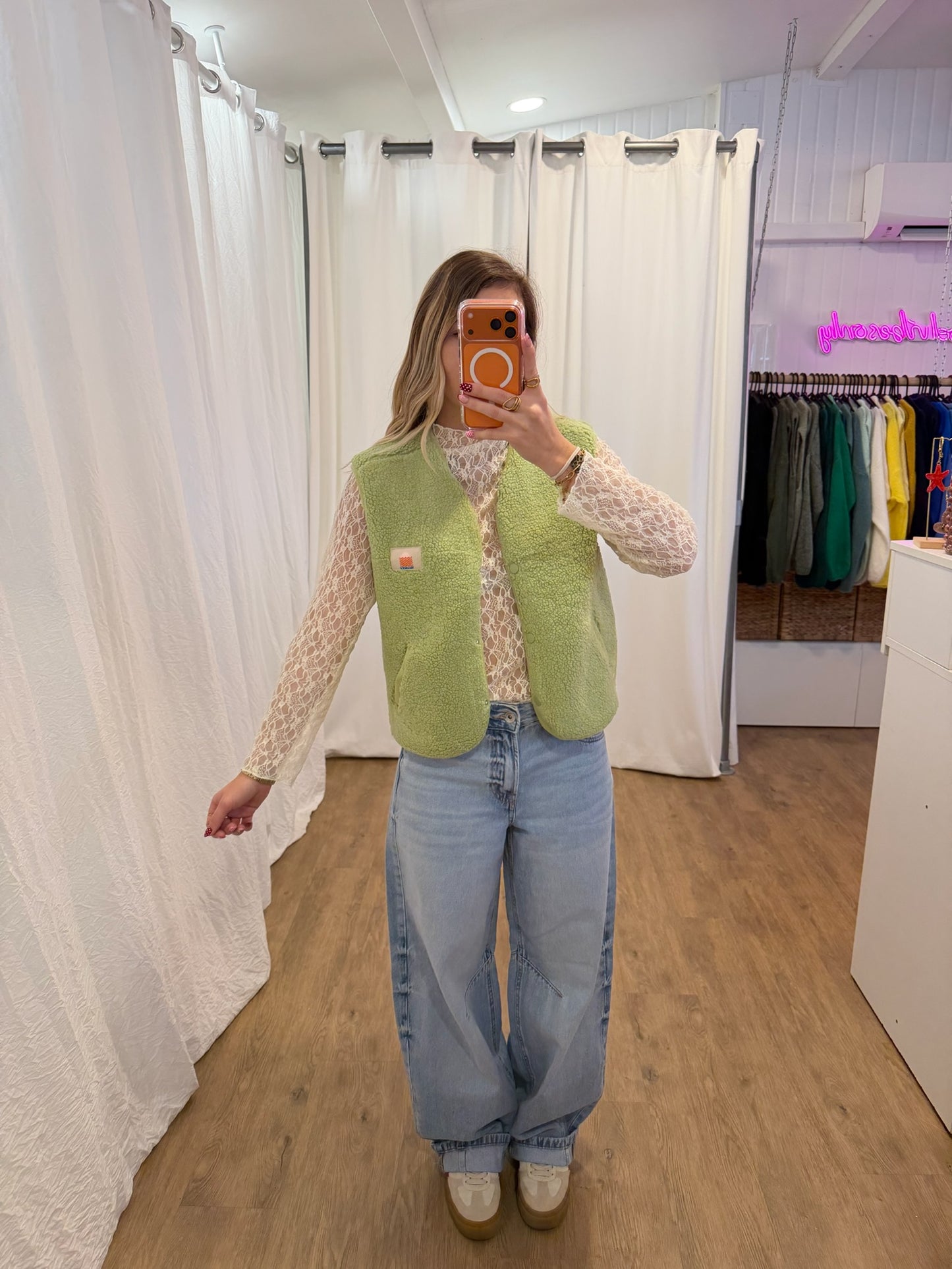 Gilet sans manches ANNA Vert