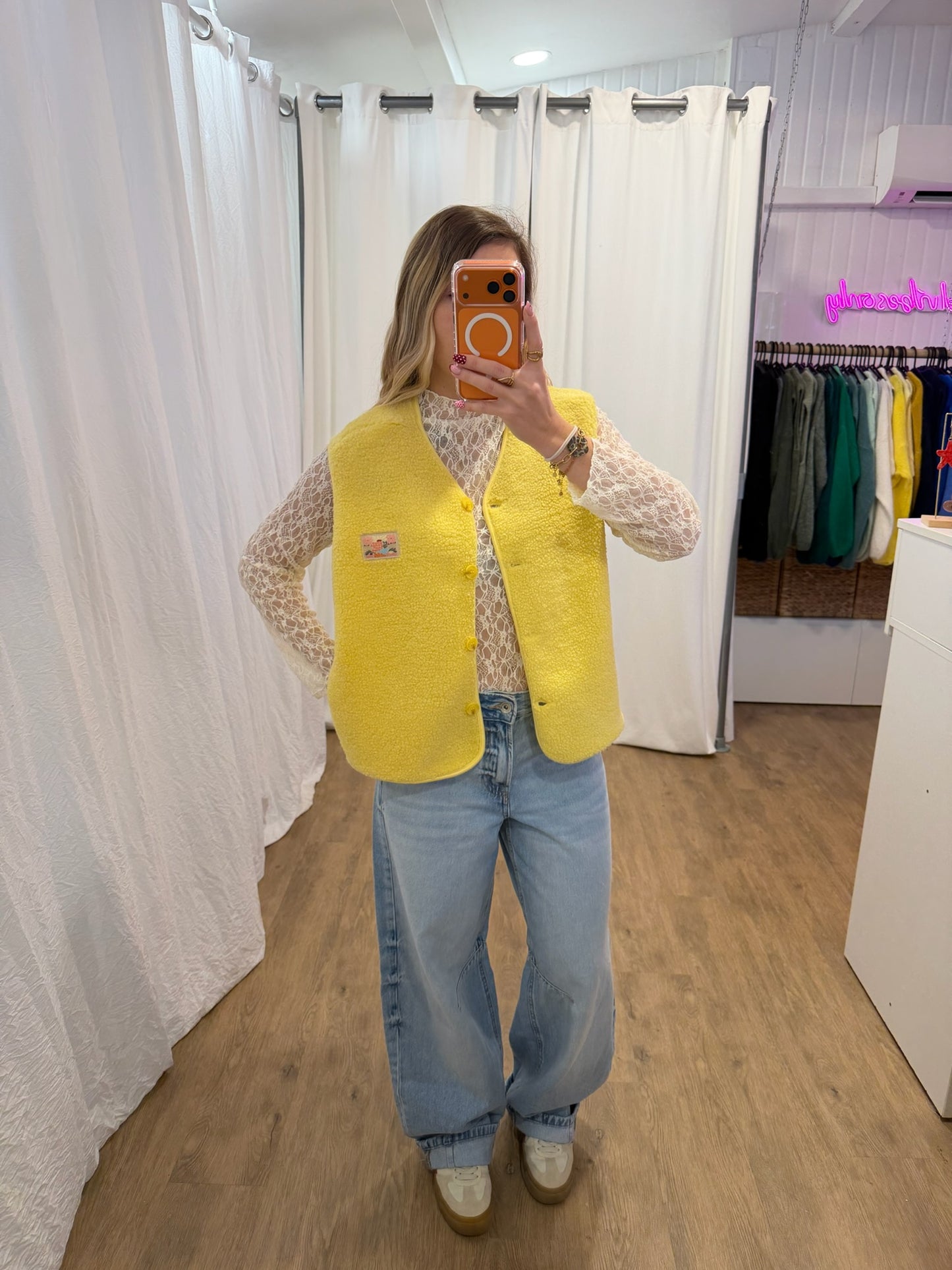 Gilet sans manches NINA Jaune