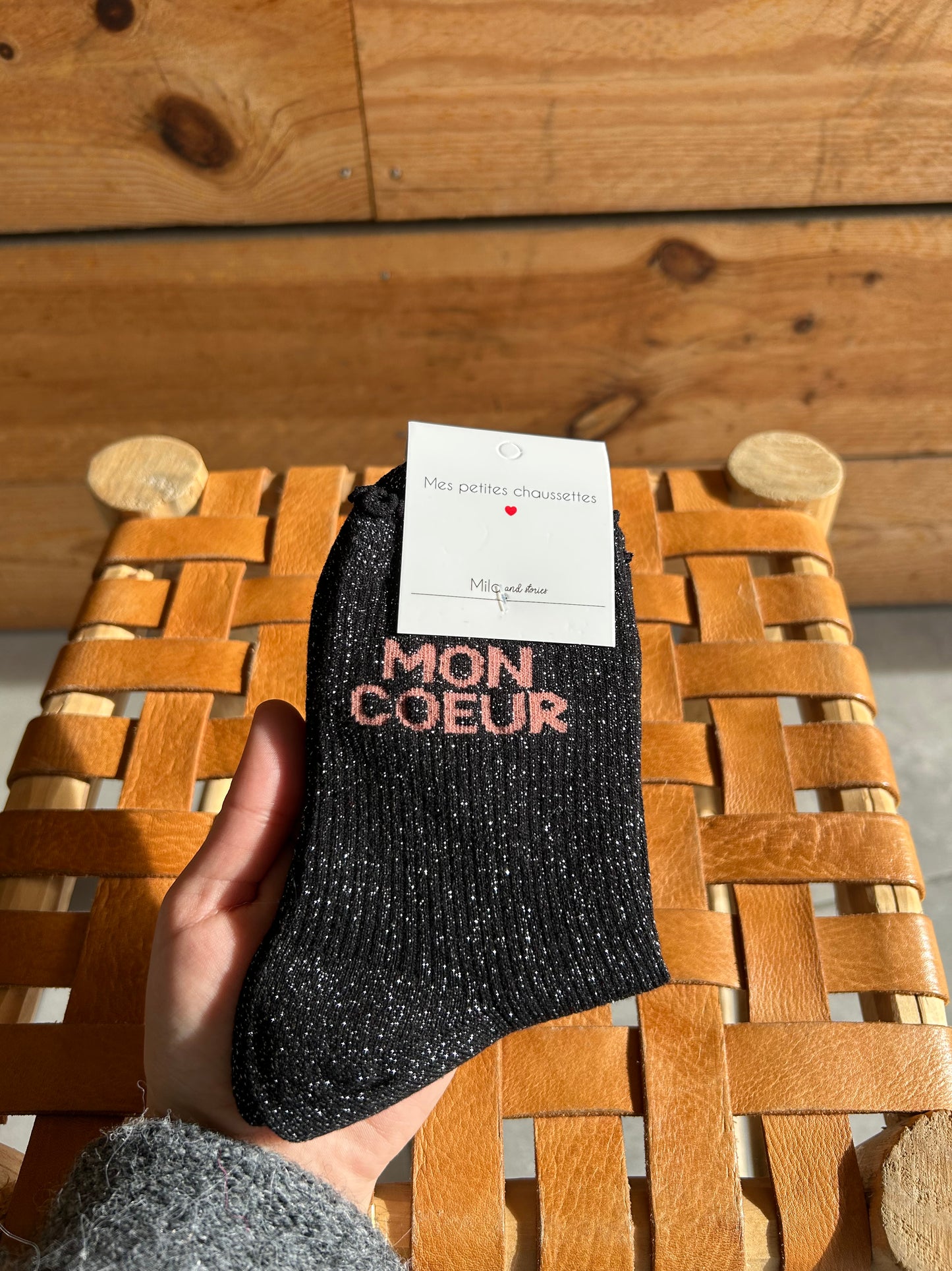 Chaussettes MON COEUR montantes