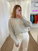 Pull CLAUDIA Gris clair
