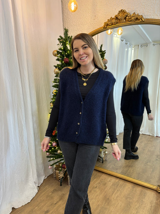 4 - Gilet TOM Bleu marine