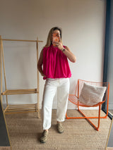 Top CARLA Fushia