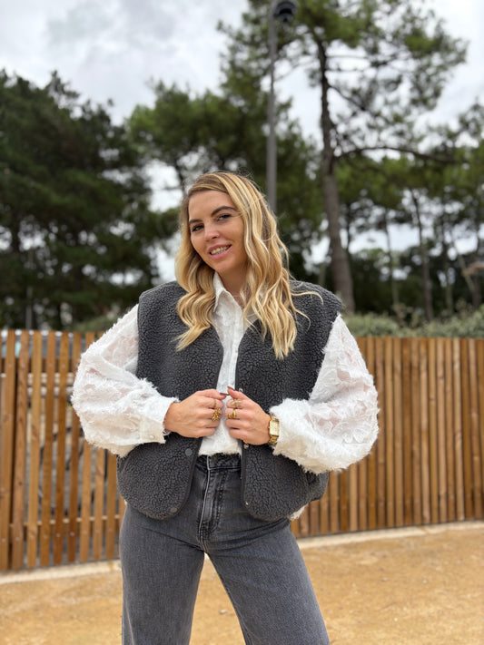 Veste sans manches ABY Gris foncé