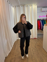 Veste sans manches CAMILA Gris anthracite