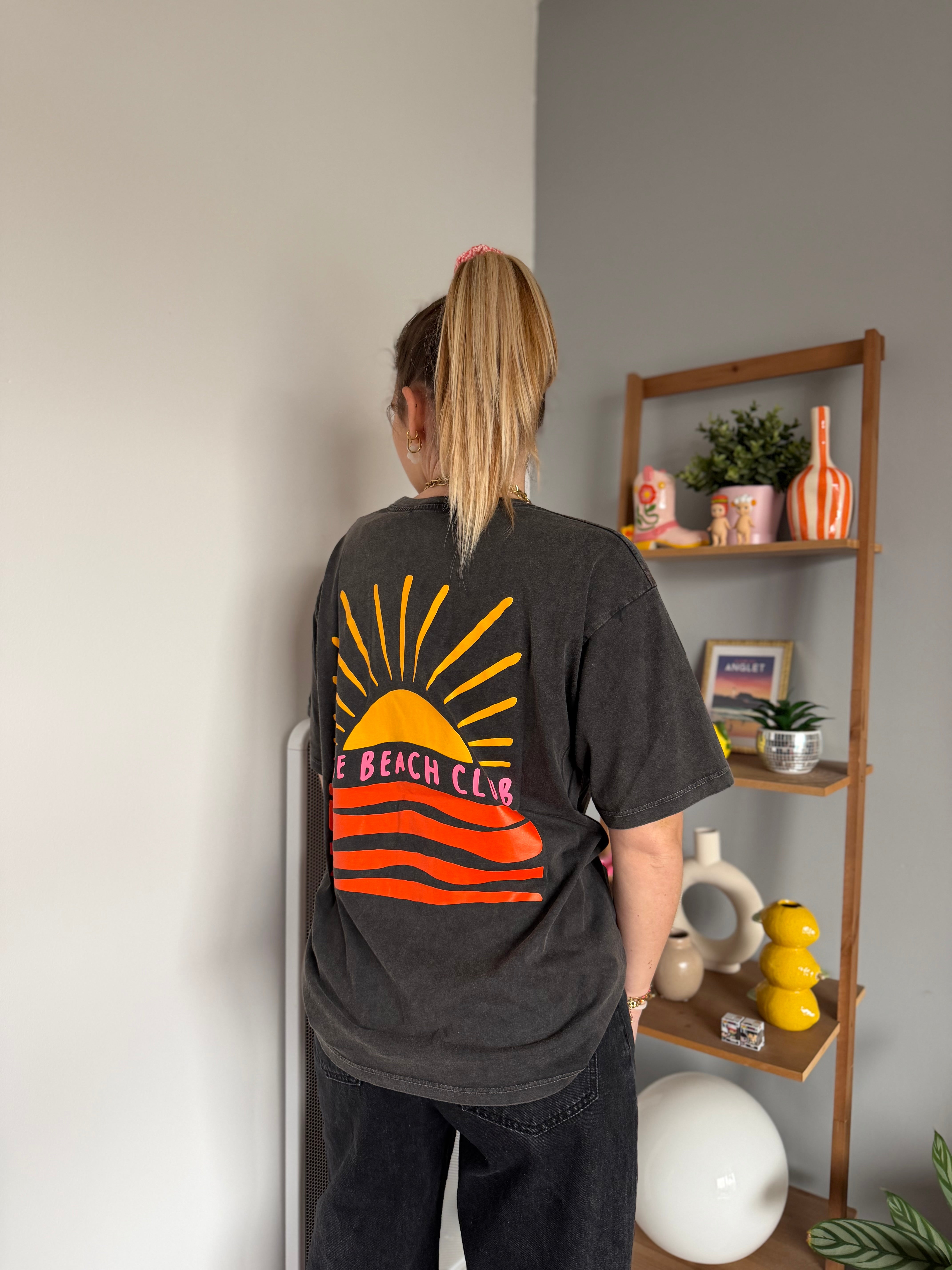 T-shirt THE BEACH CLUB Noir