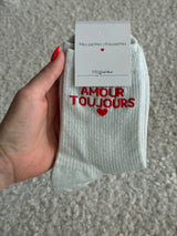 Chaussettes montantes AMOUR TOUJOURS