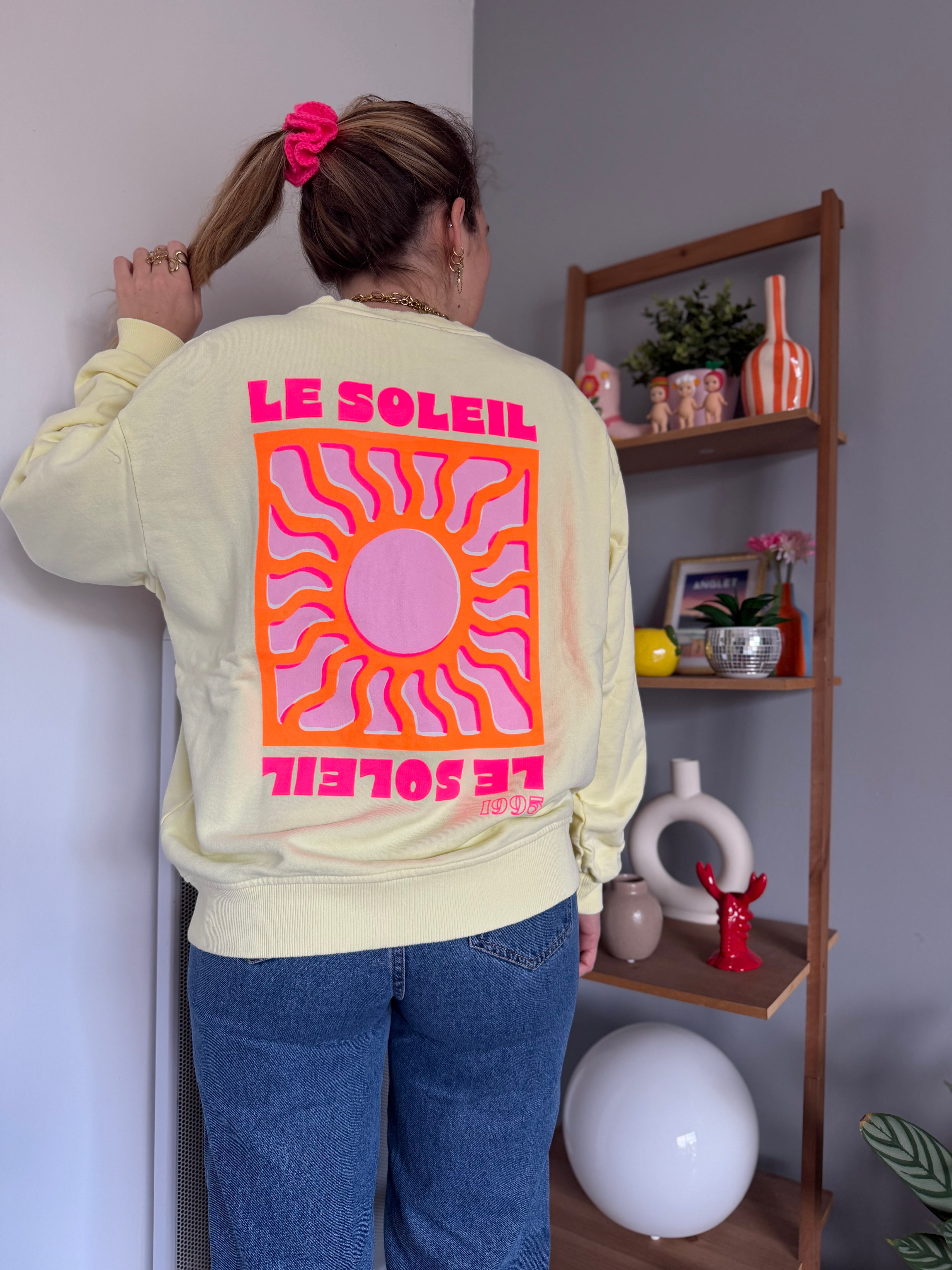 Sweat SOLEIL Jaune (NEW FLUO)