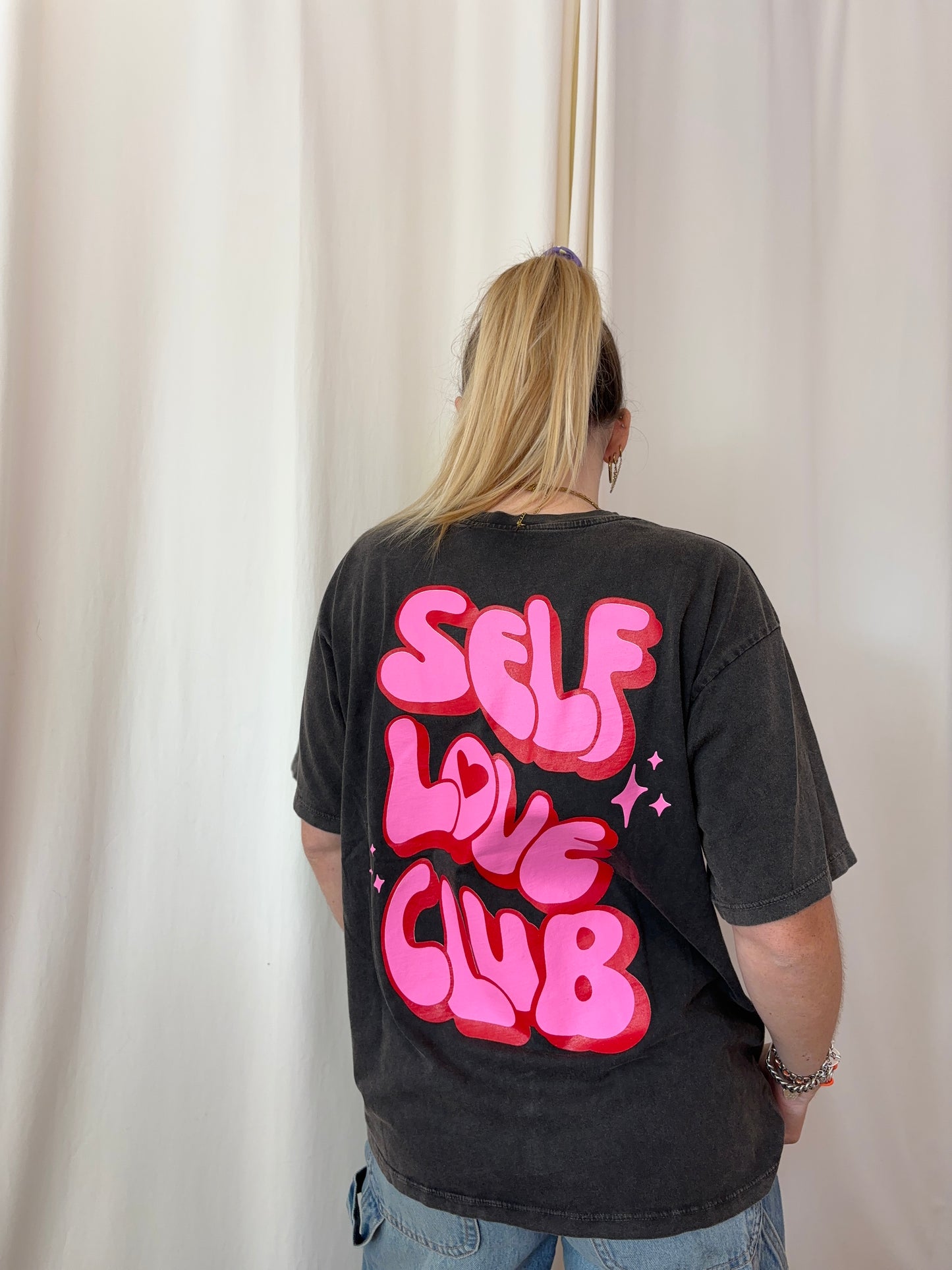 T-shirt SELF LOVE Noir