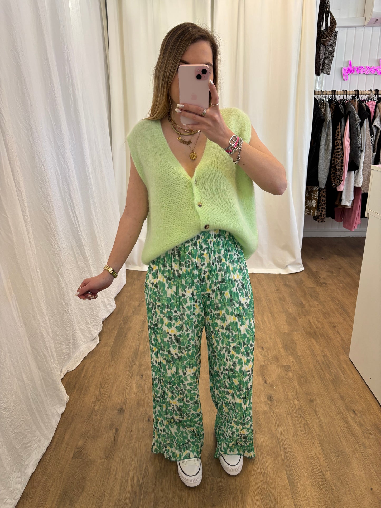 6 - Pantalon plissé BILI Vert