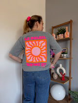 T-shirt SOLEIL (NEW FLUO) Gris