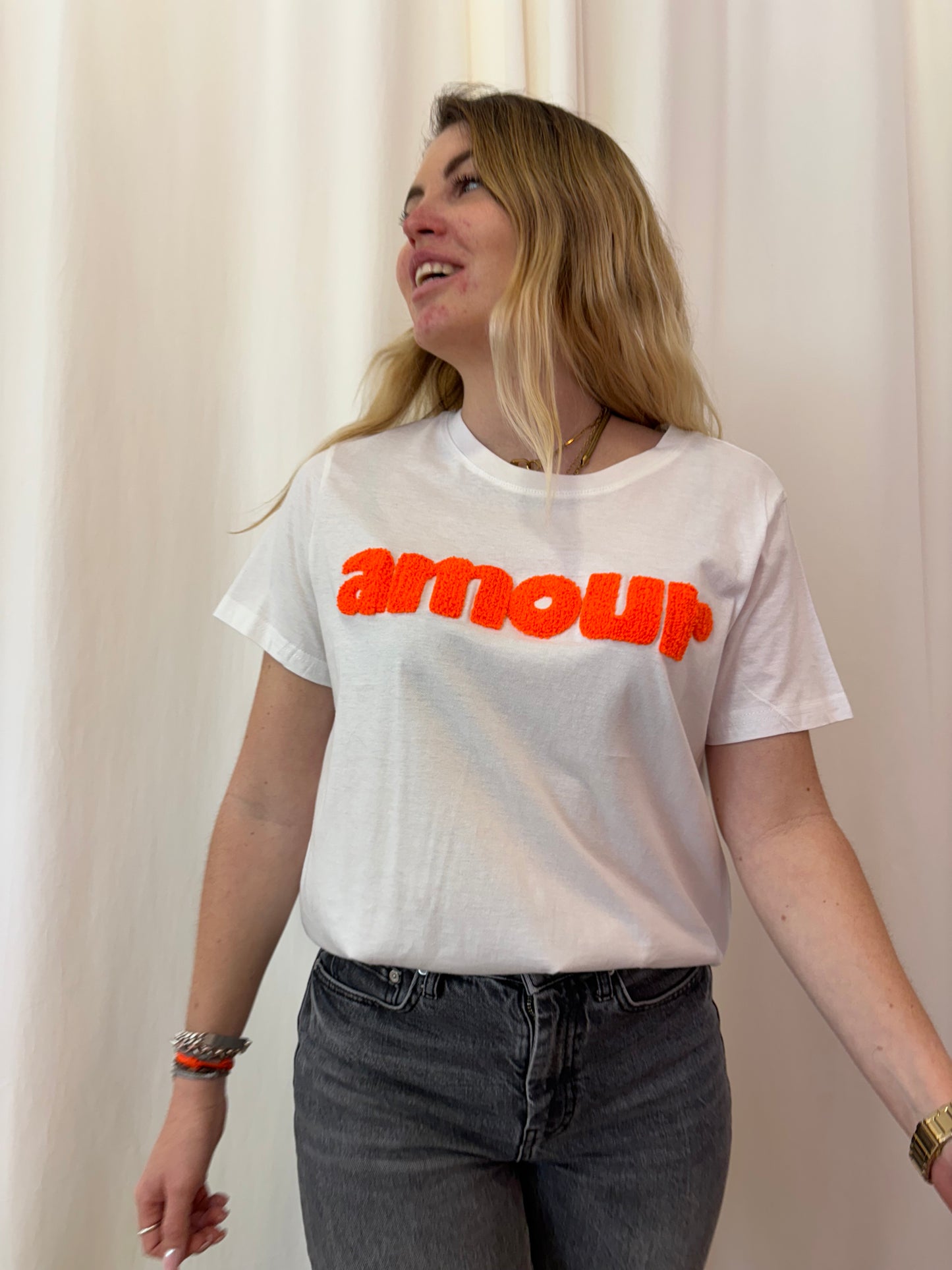 T-shirt AMOUR Orange