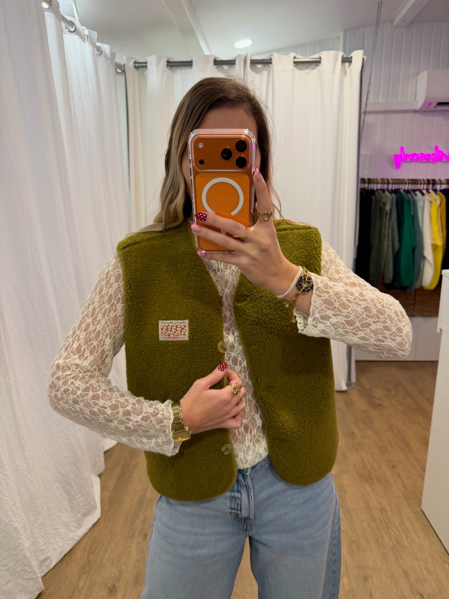 Gilet sans manches NINA Kaki