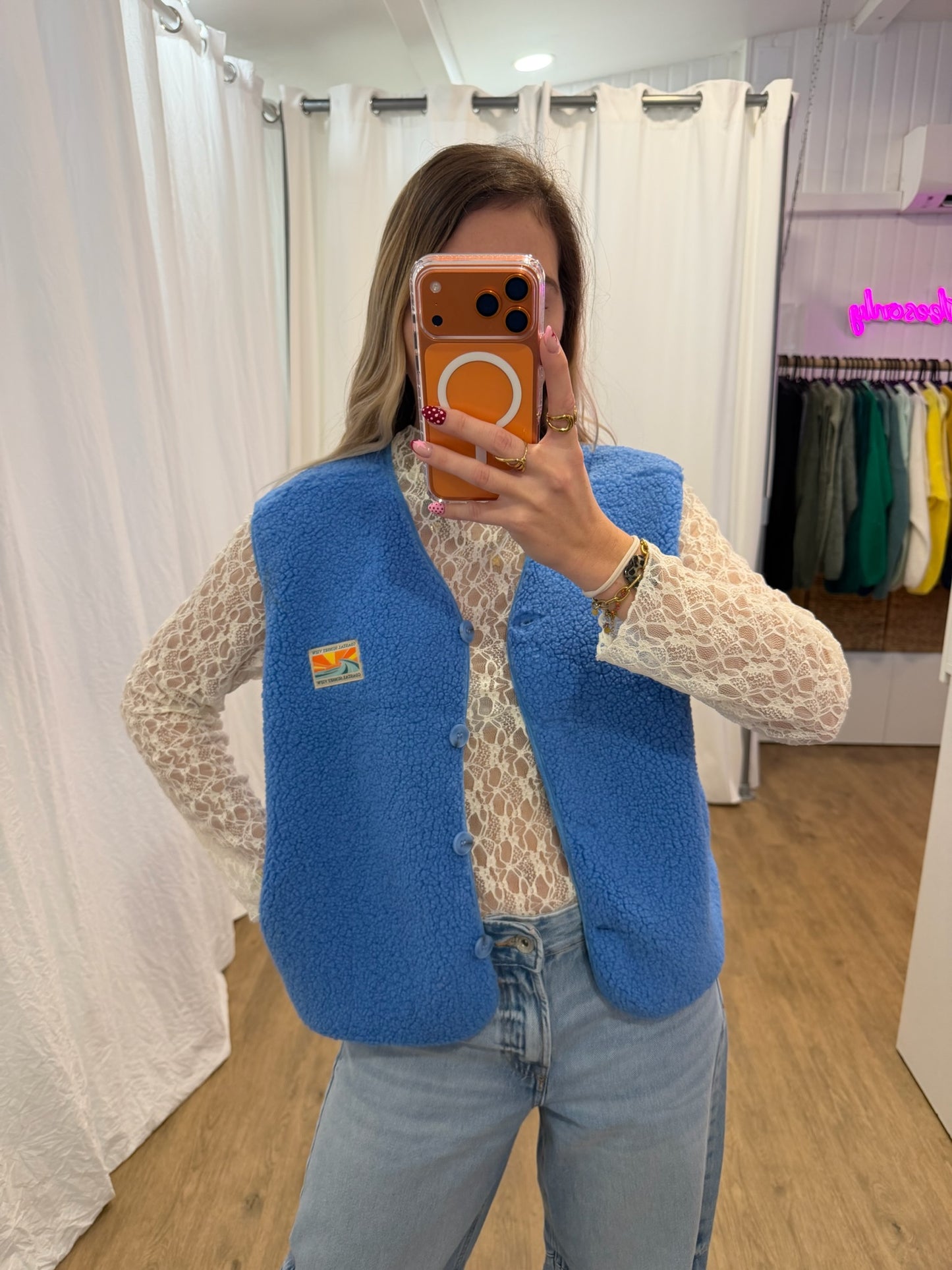 Gilet sans manches NINA Bleu