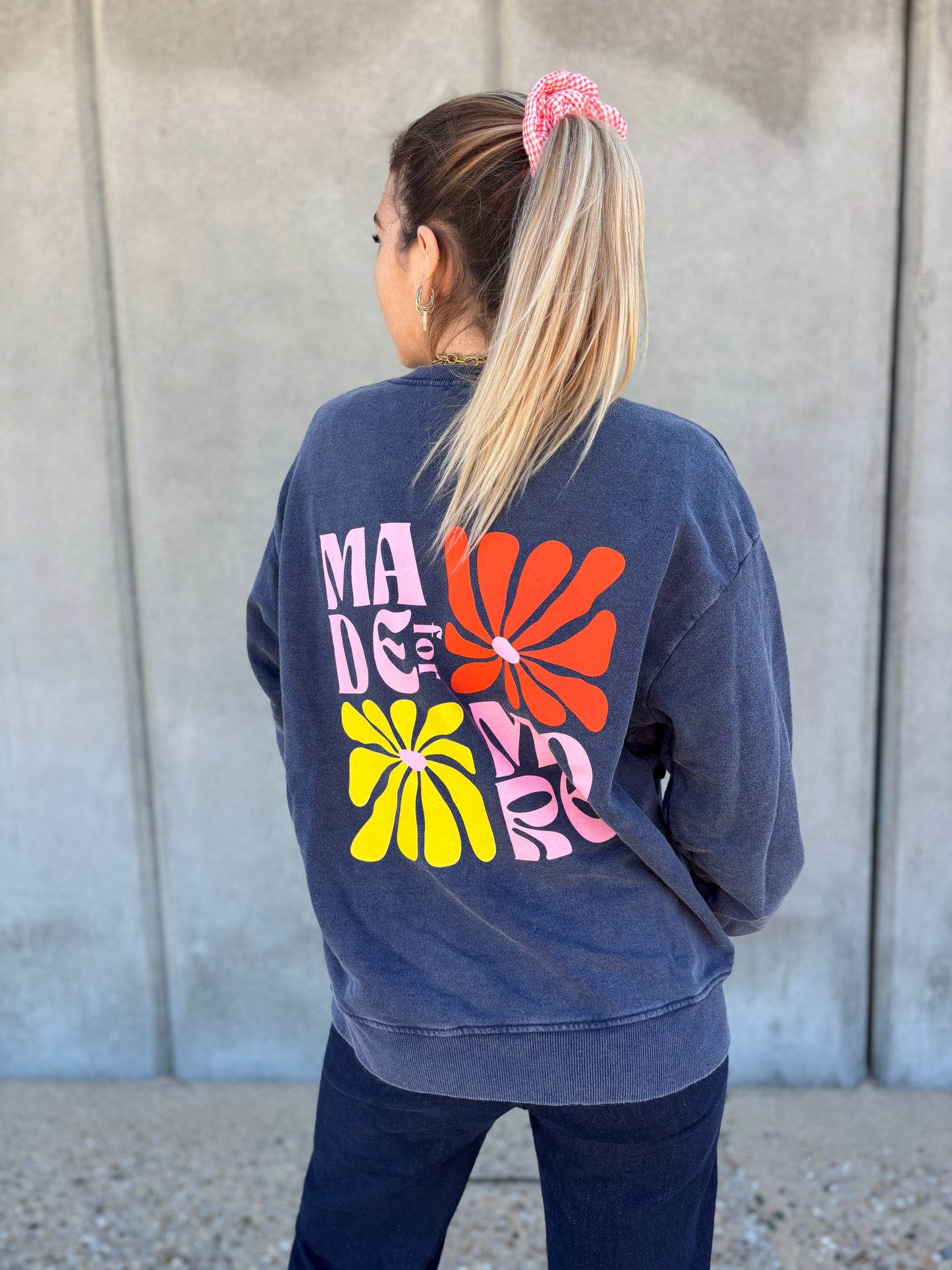 Sweat MADE FOR MORE Bleu marine