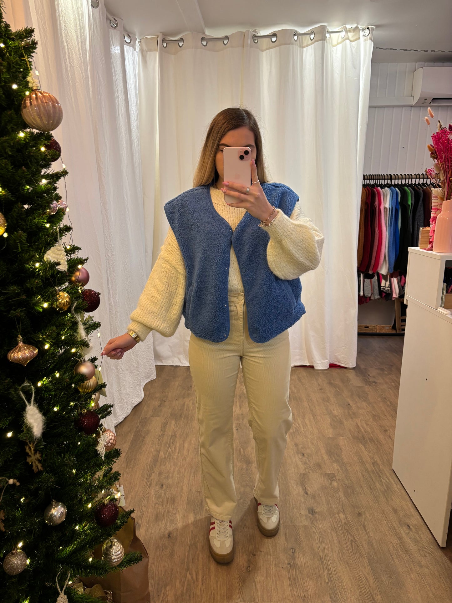 Veste sans manches ABY Bleu
