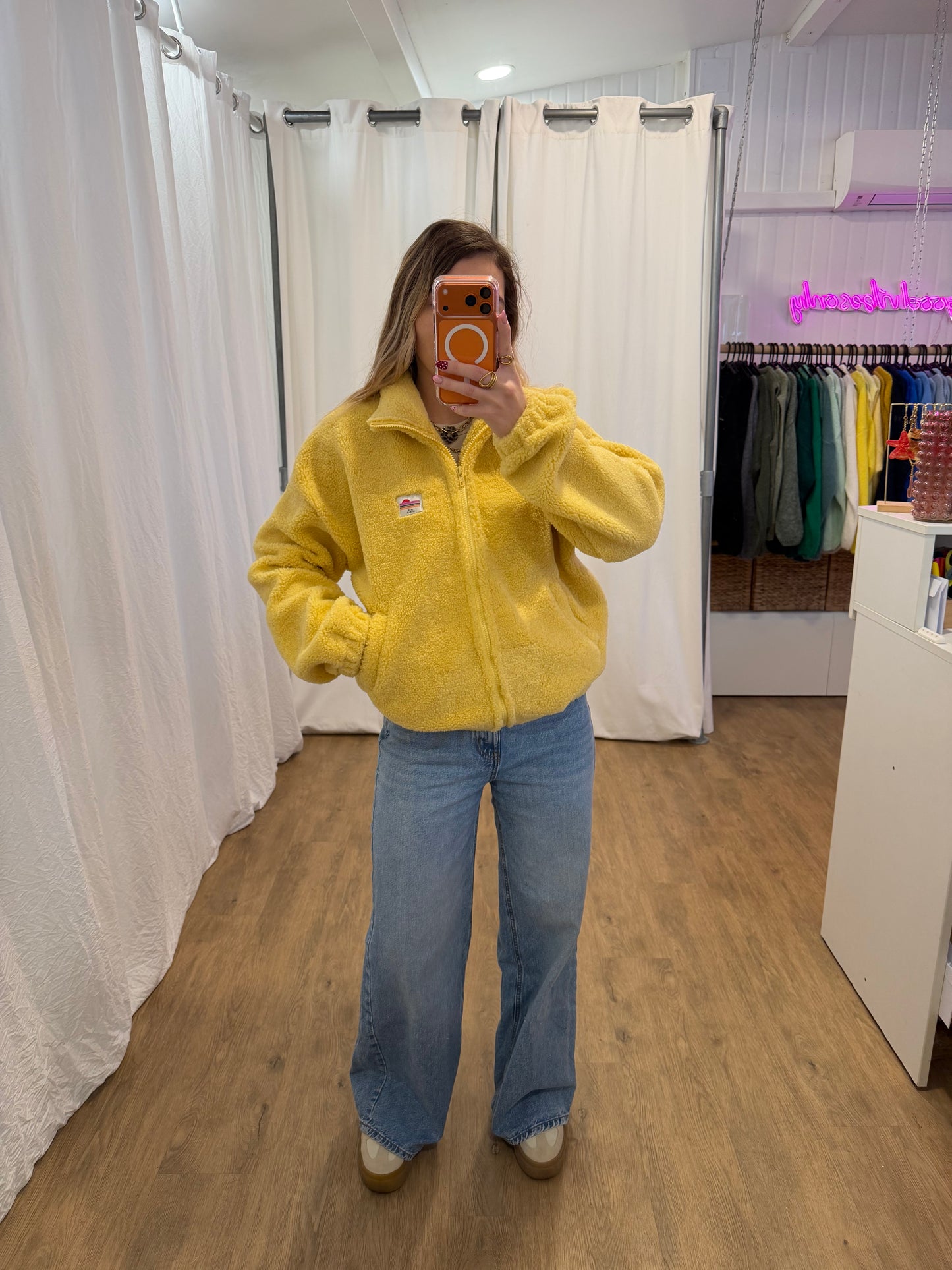 Veste polaire AVA Jaune