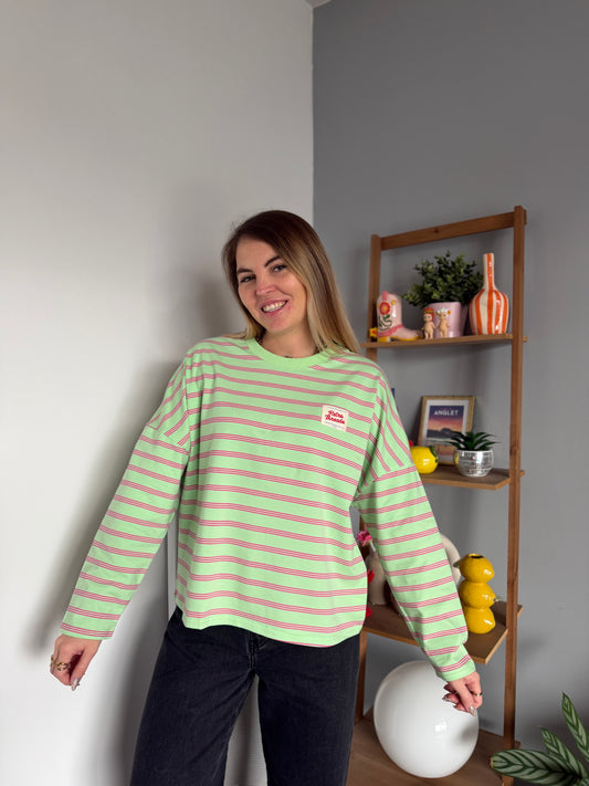 T-shirt manches longues RETRO Vert