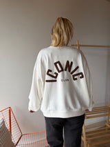 Sweat ICONIC CLUB Blanc