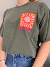 T-shirt SOLEIL (NEW FLUO) Kaki