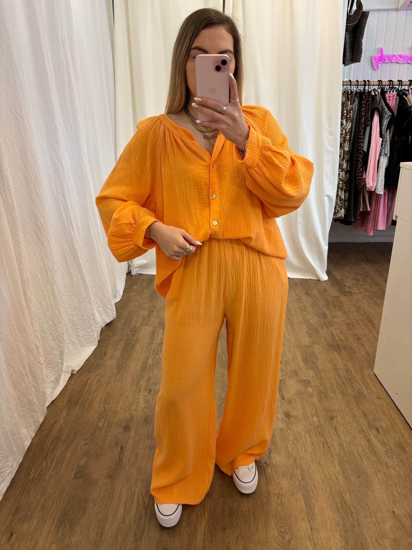 Pantalon LYA Orange agrume