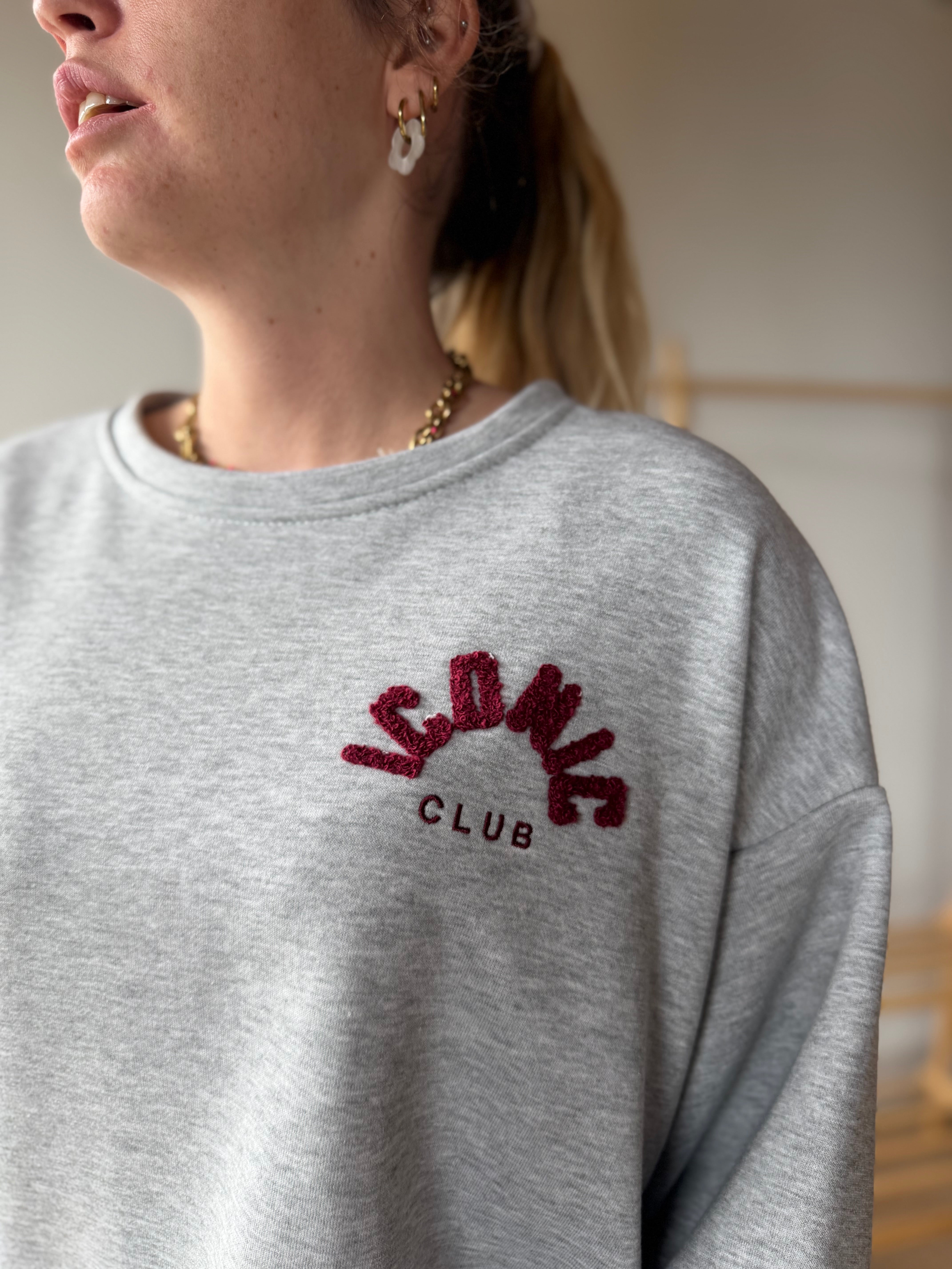 Sweat ICONIC CLUB Gris