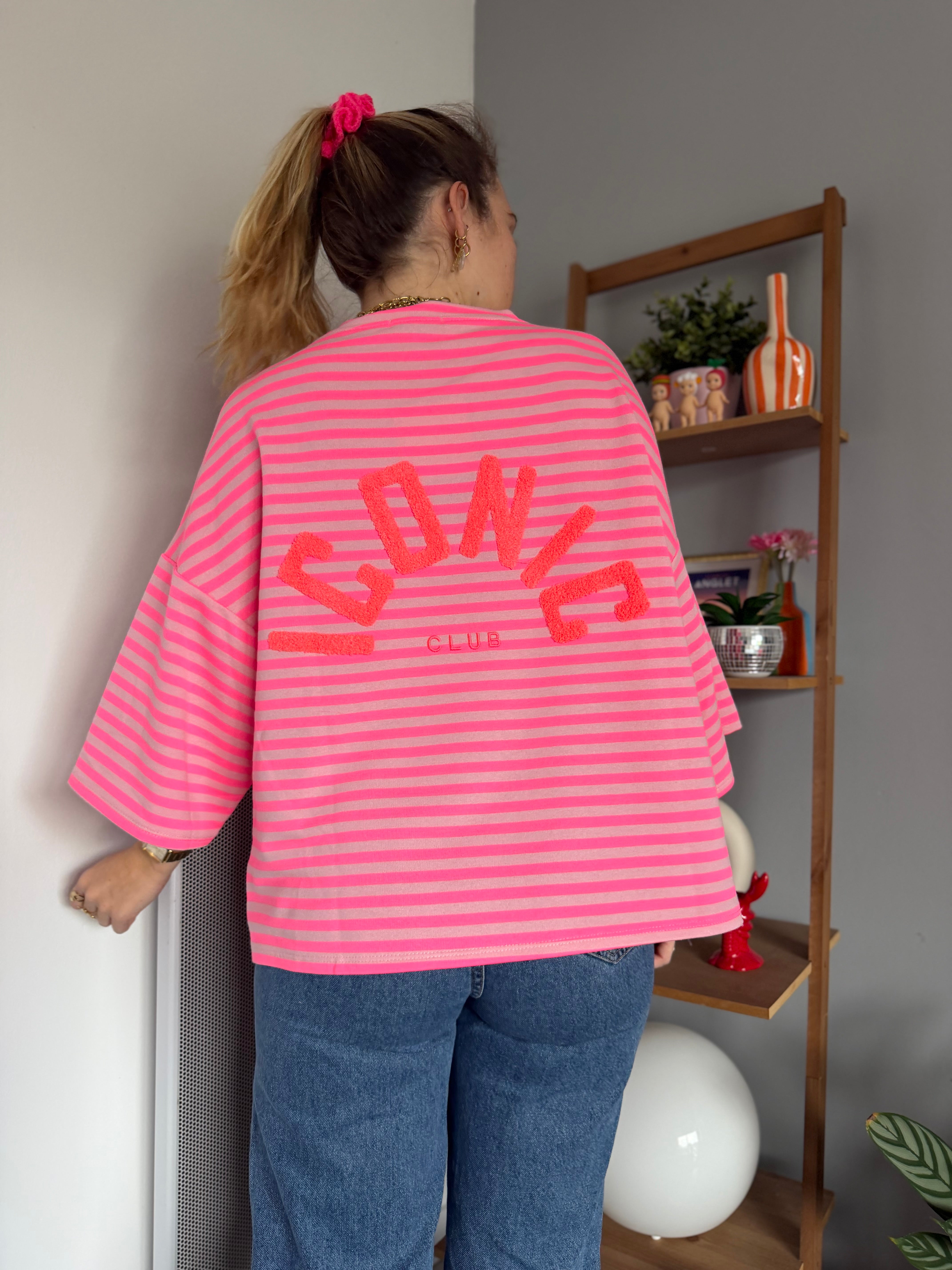 T-shirt marinière ICONIC Rose + Rose