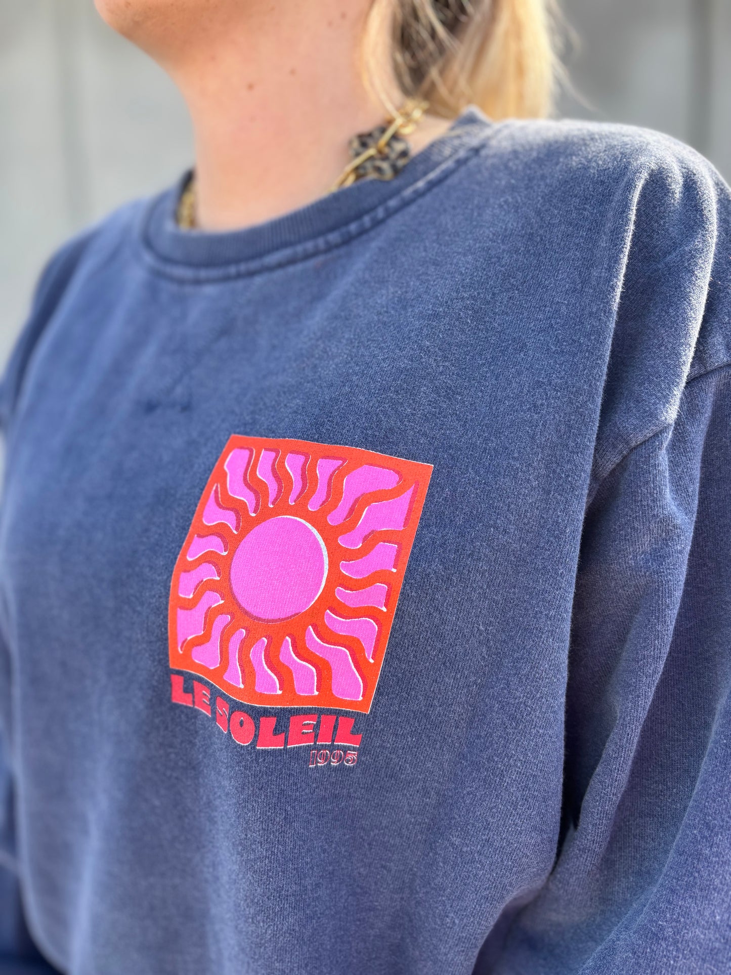 Sweat SOLEIL Bleu marine