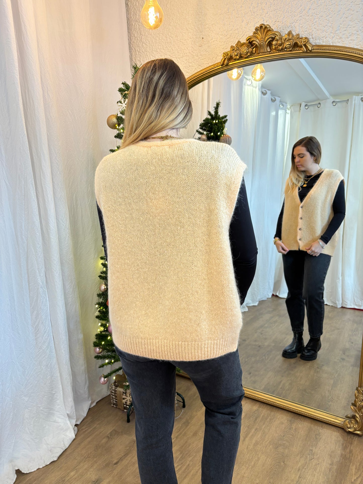 45 - Gilet TOM Orange pastel