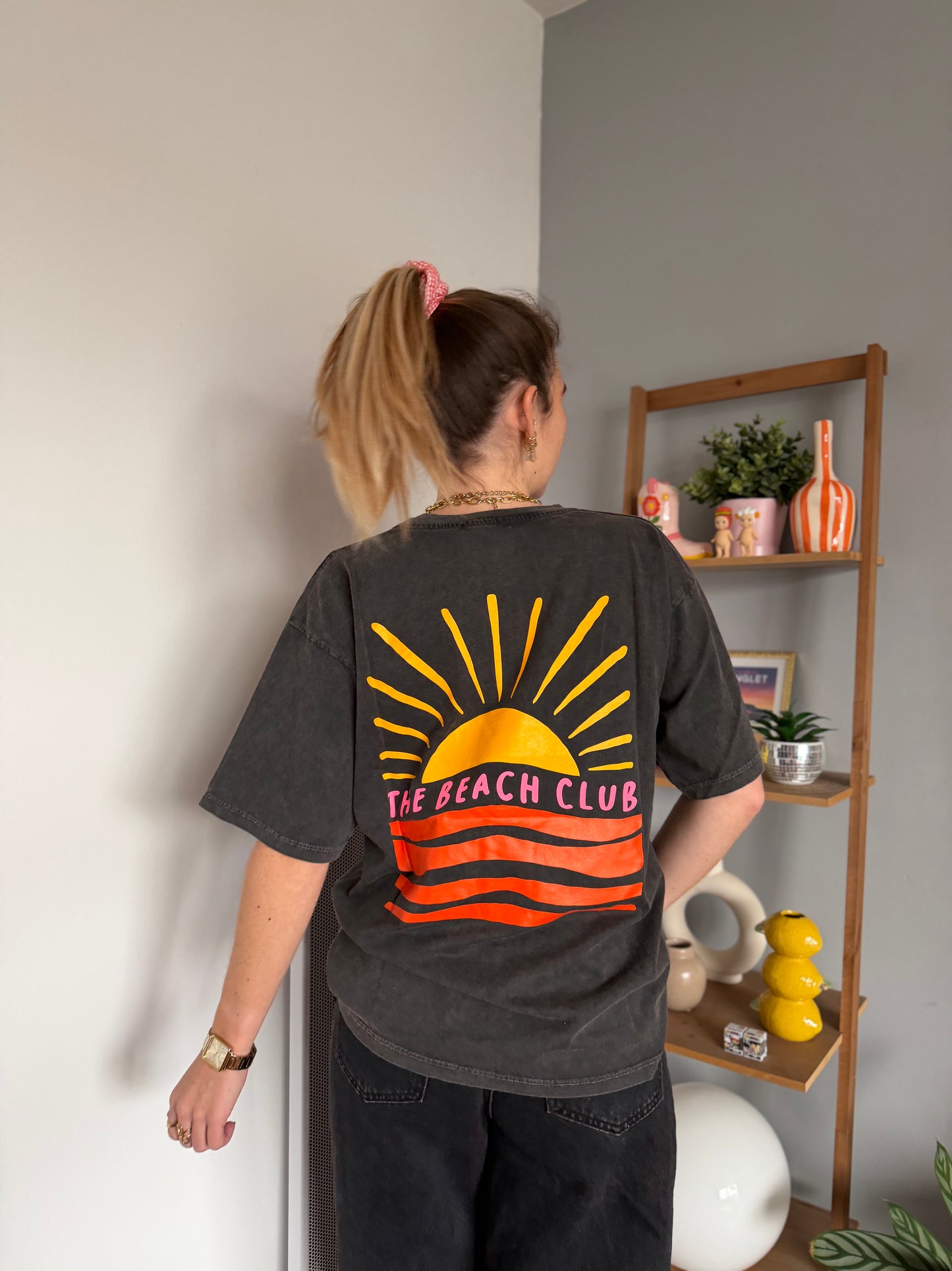 T-shirt THE BEACH CLUB Noir