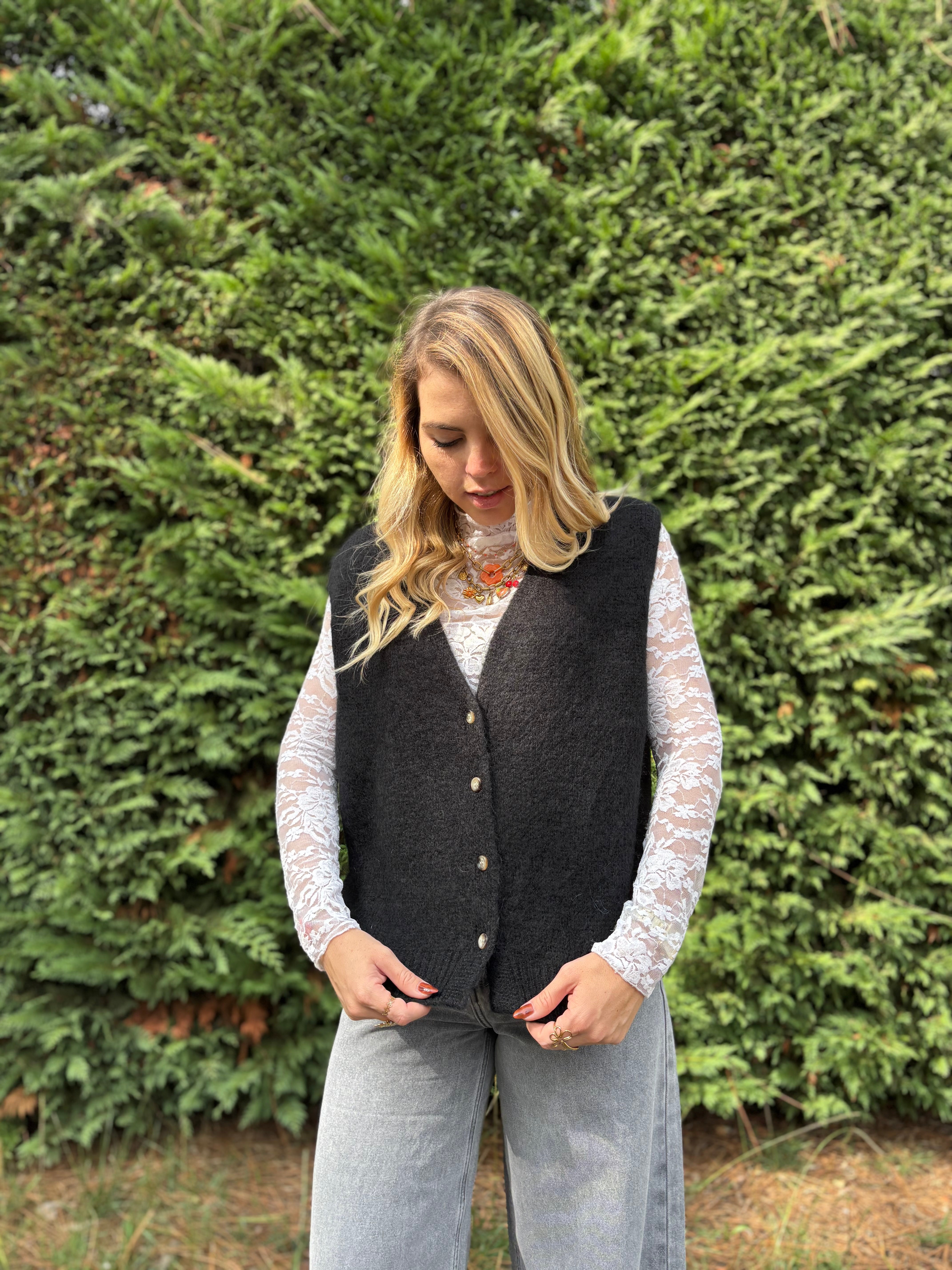 7 - Gilet TOM - Noir