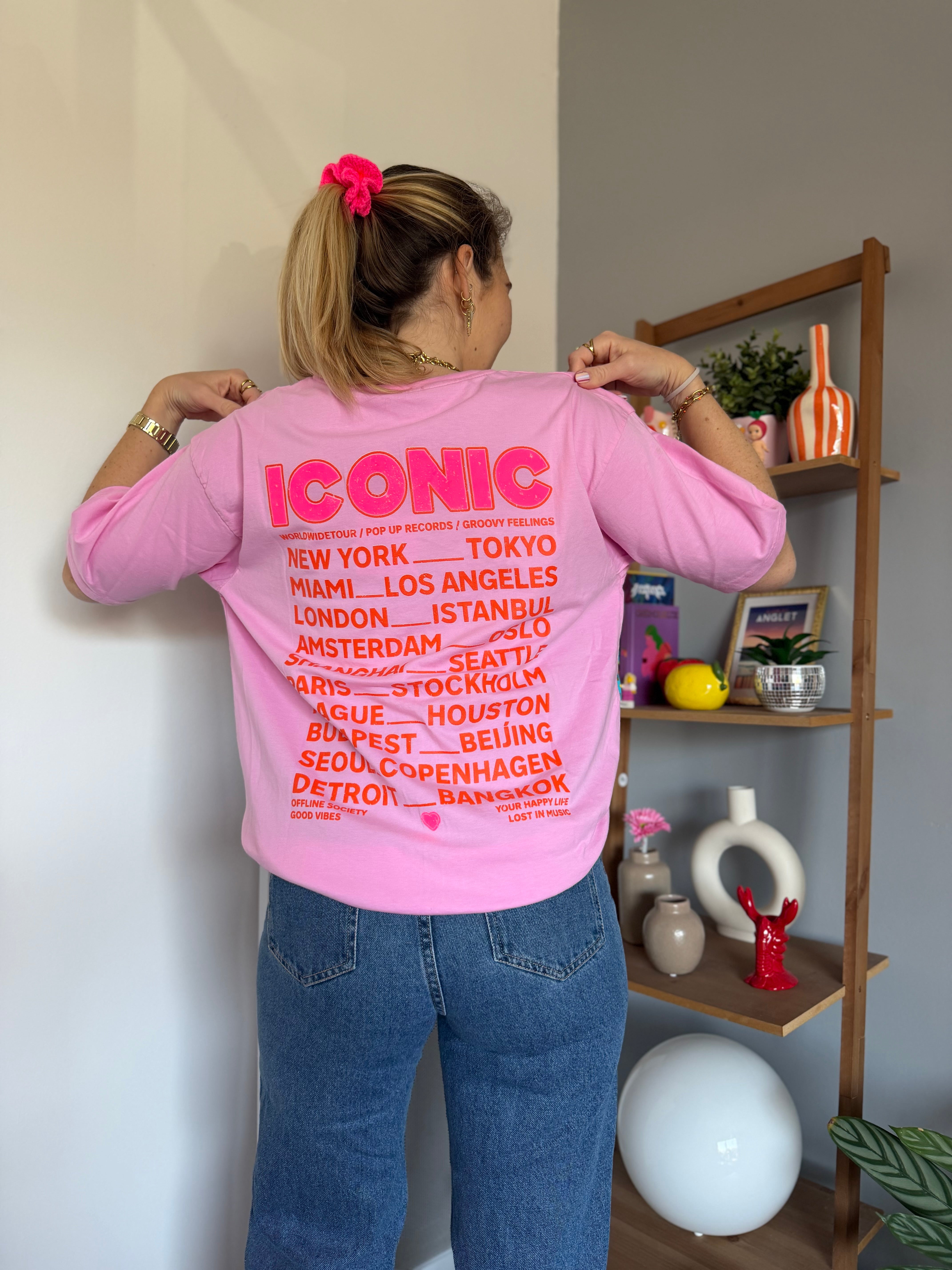 T-shirt ICONIC Rose baby