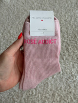 Chaussettes montantes ROSÉ ADDICT