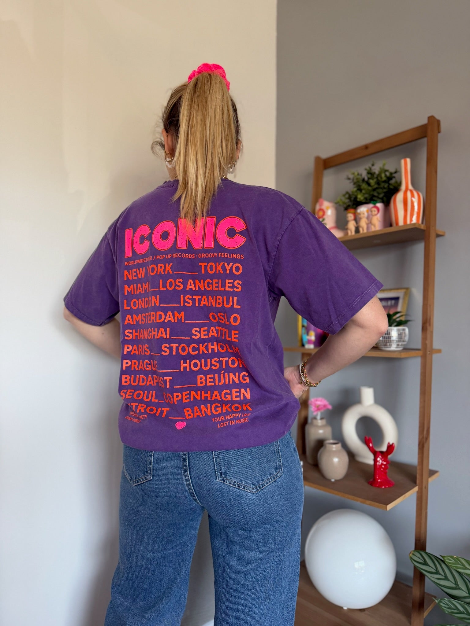 T-shirt ICONIC Violet