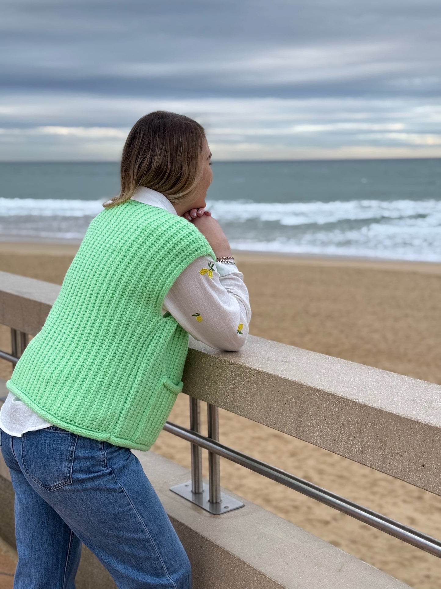 Gilet sans manches GINETTE Vert