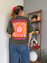 T-shirt SOLEIL (NEW FLUO) Kaki
