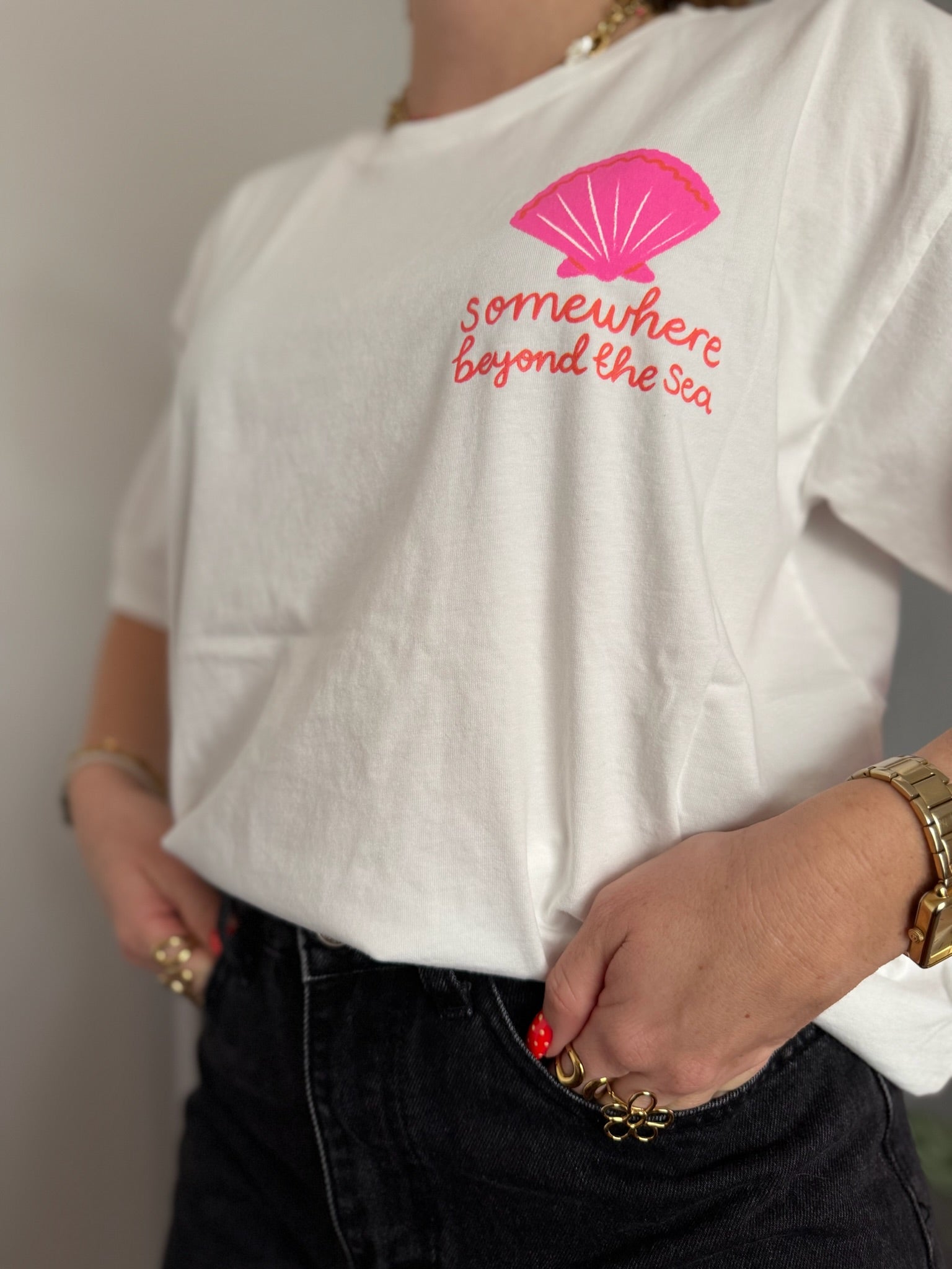 T-shirt COQUILLAGE Blanc