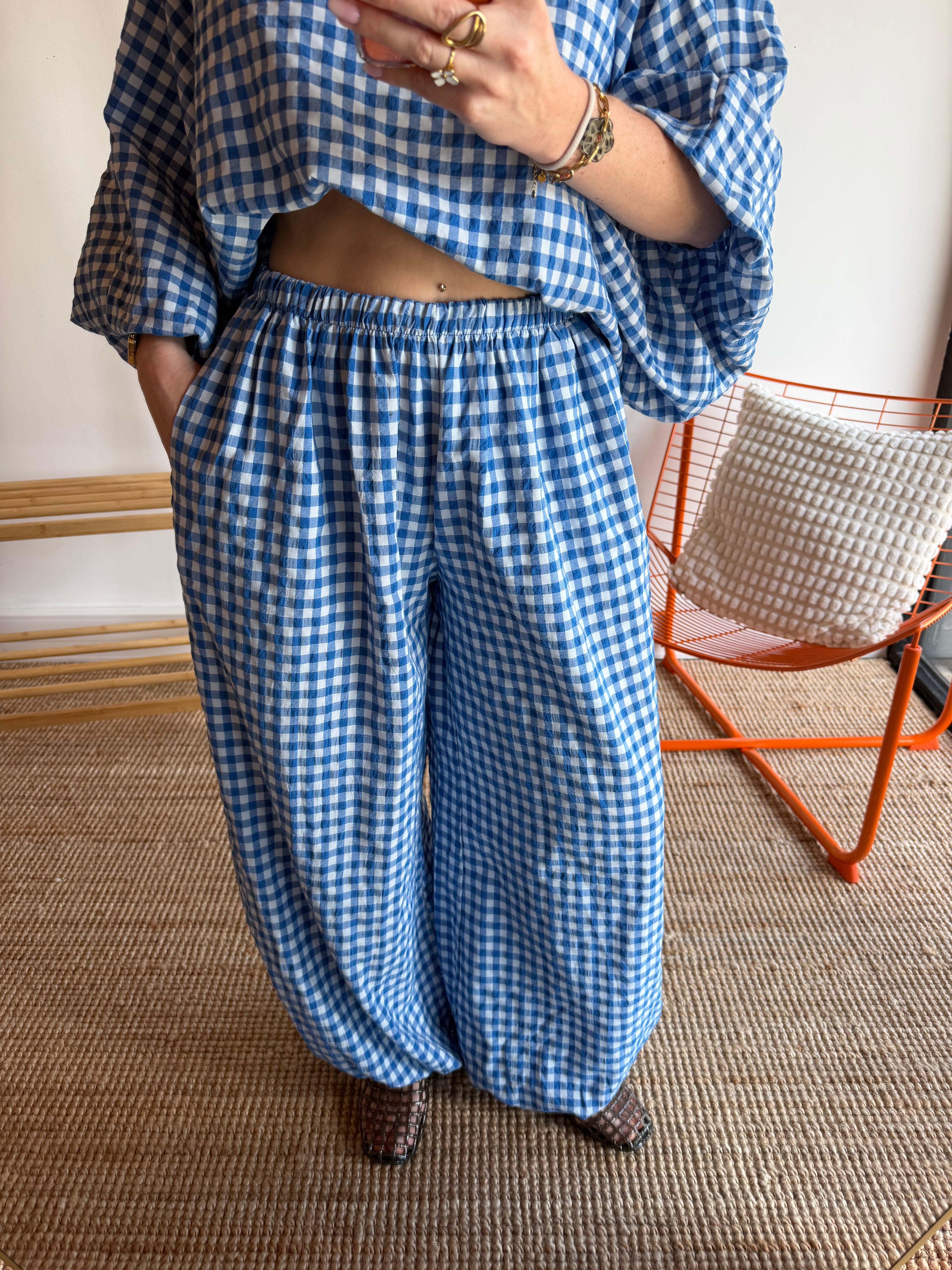 Pantalon DIANE Bleu