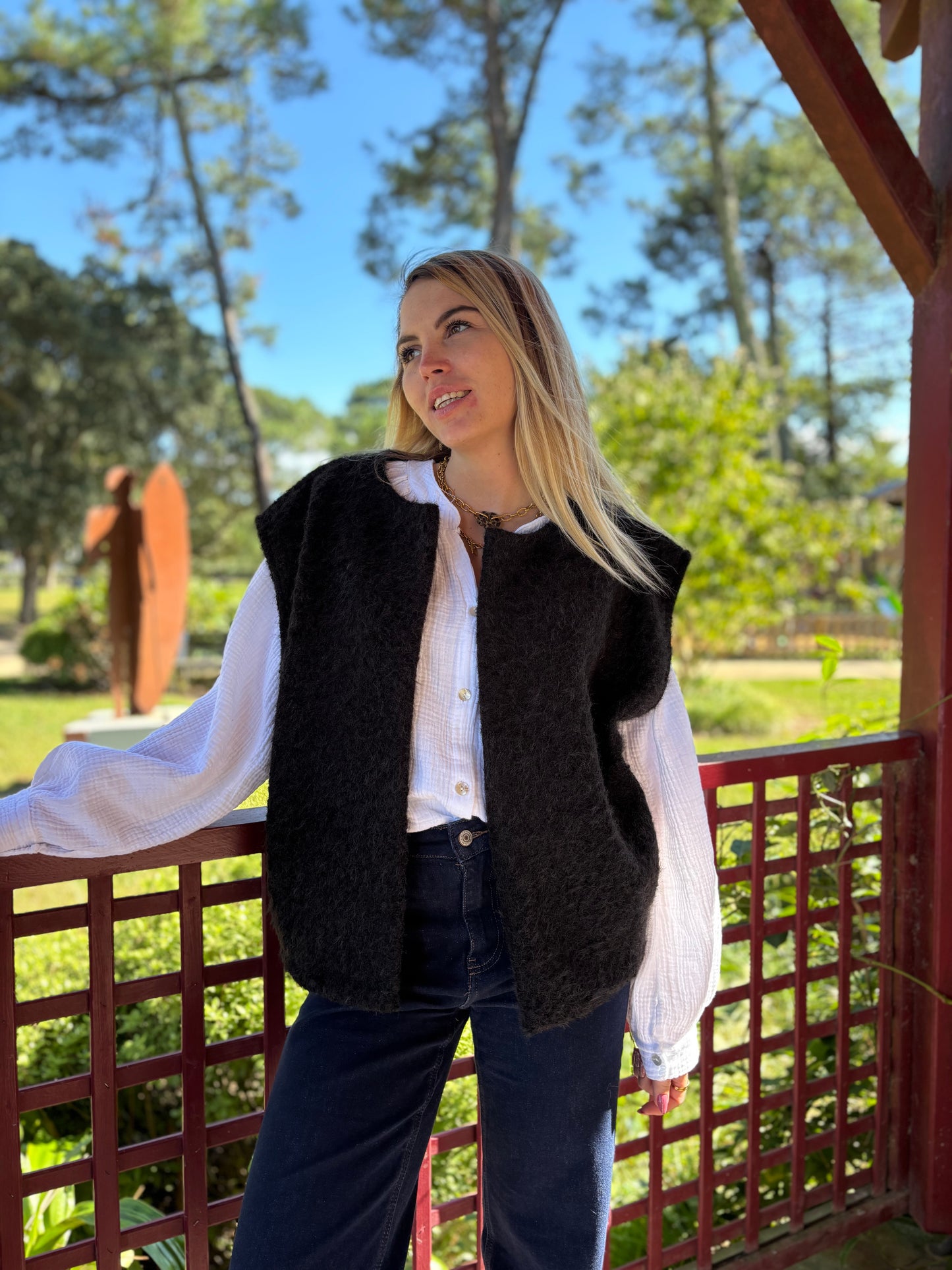 Veste sans manches LILI Noire