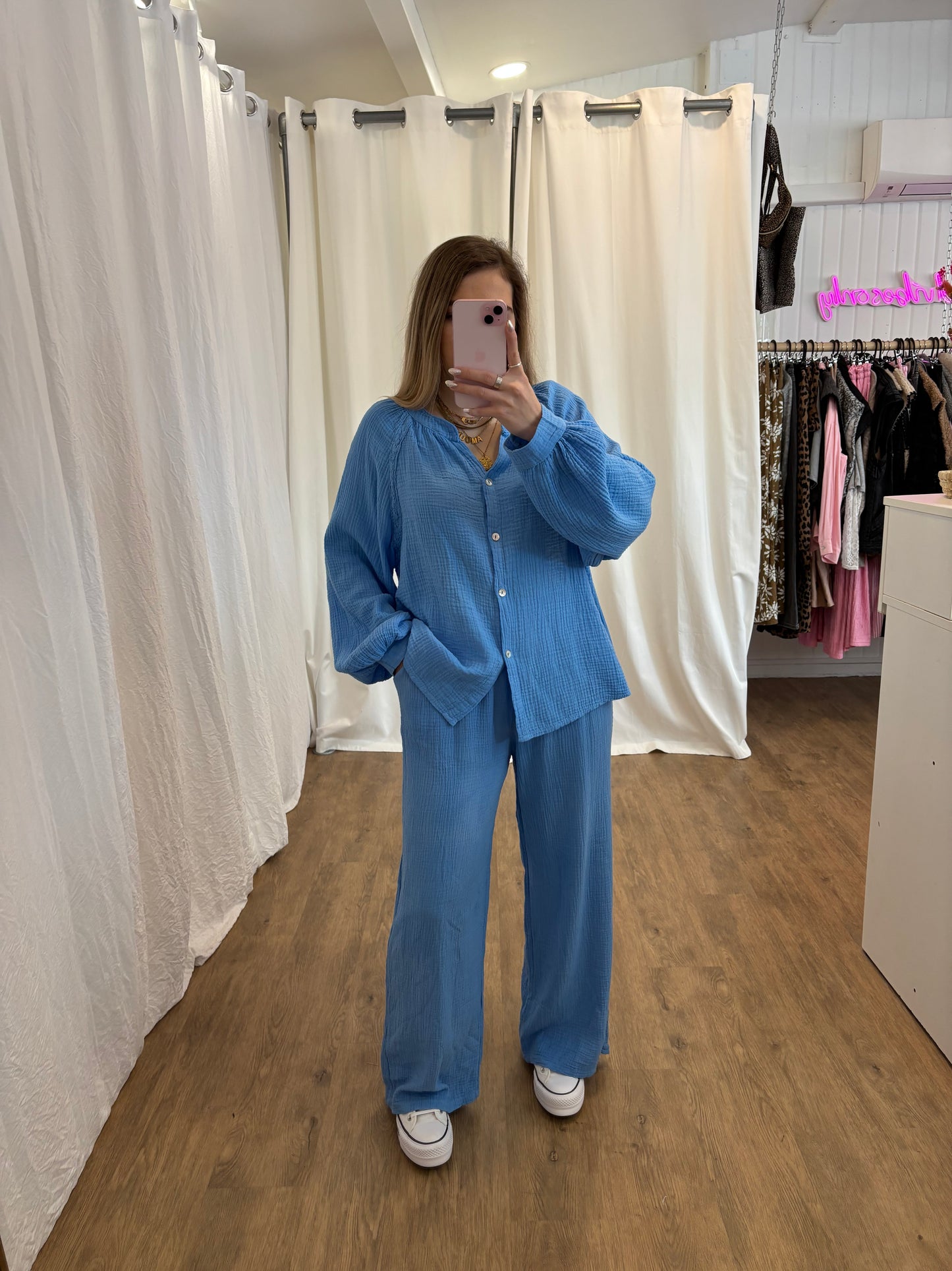 Pantalon LYA Bleu