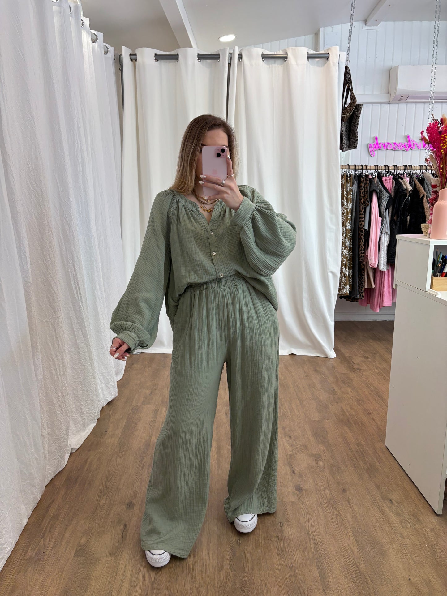 Blouse LYA Kaki clair