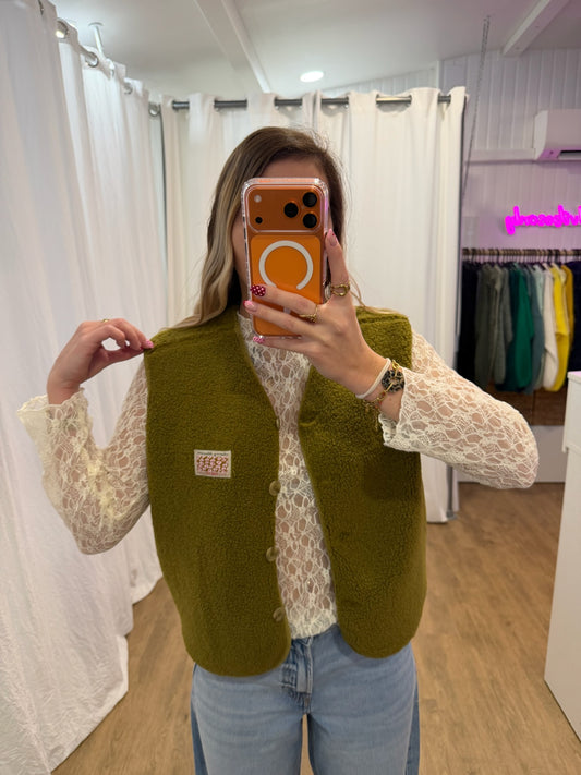 Gilet sans manches NINA Kaki
