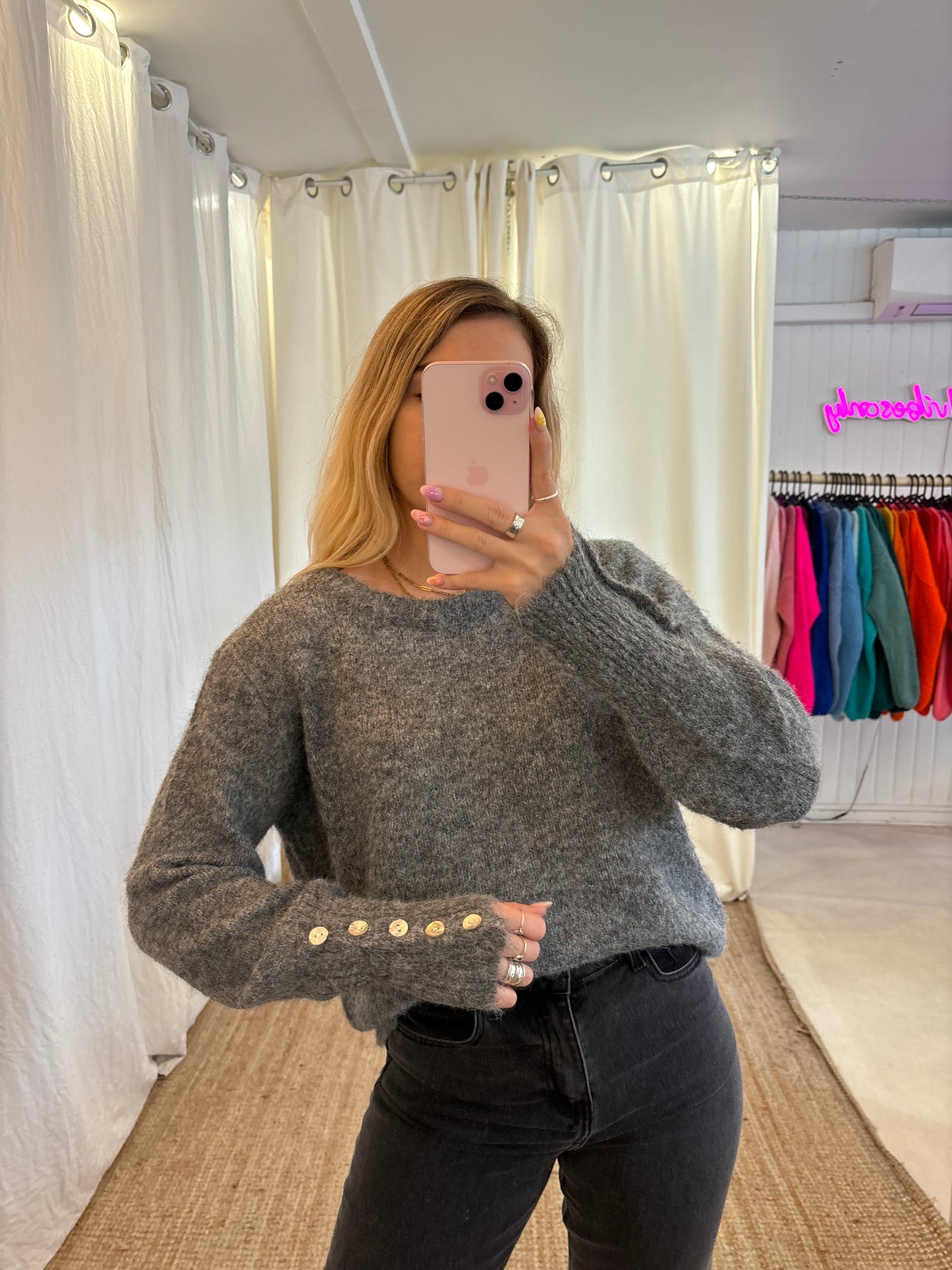 Pull CLAUDIA Gris foncé