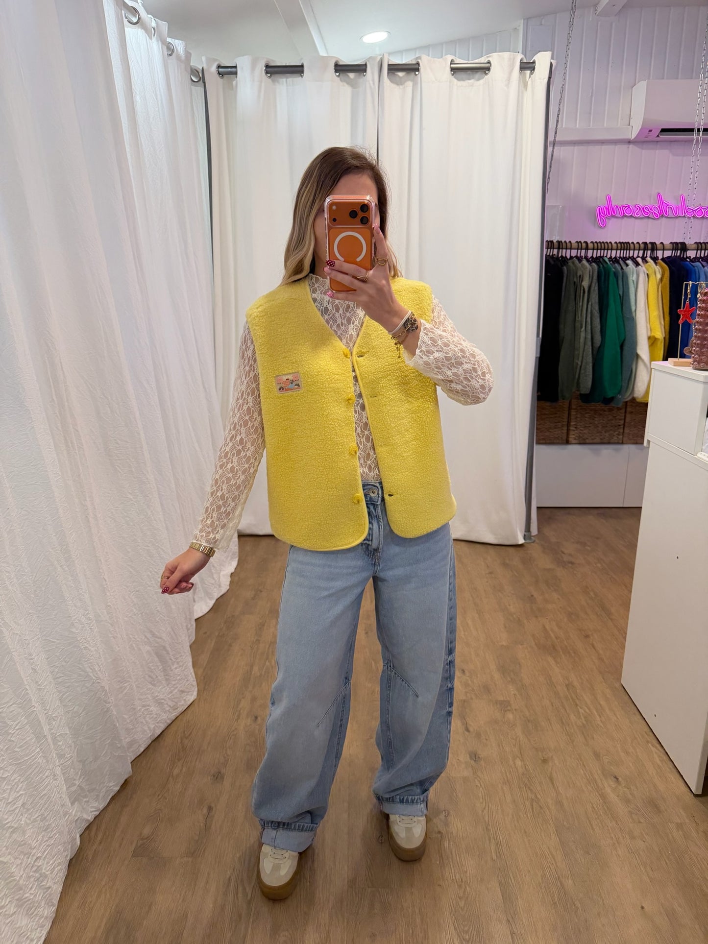 Gilet sans manches NINA Jaune