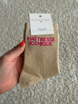 Chaussettes montantes MAÎTRESSE ICONIQUE