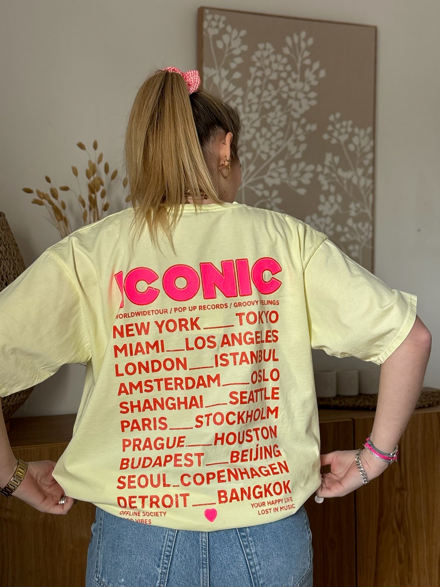 T-shirt ICONIC Jaune