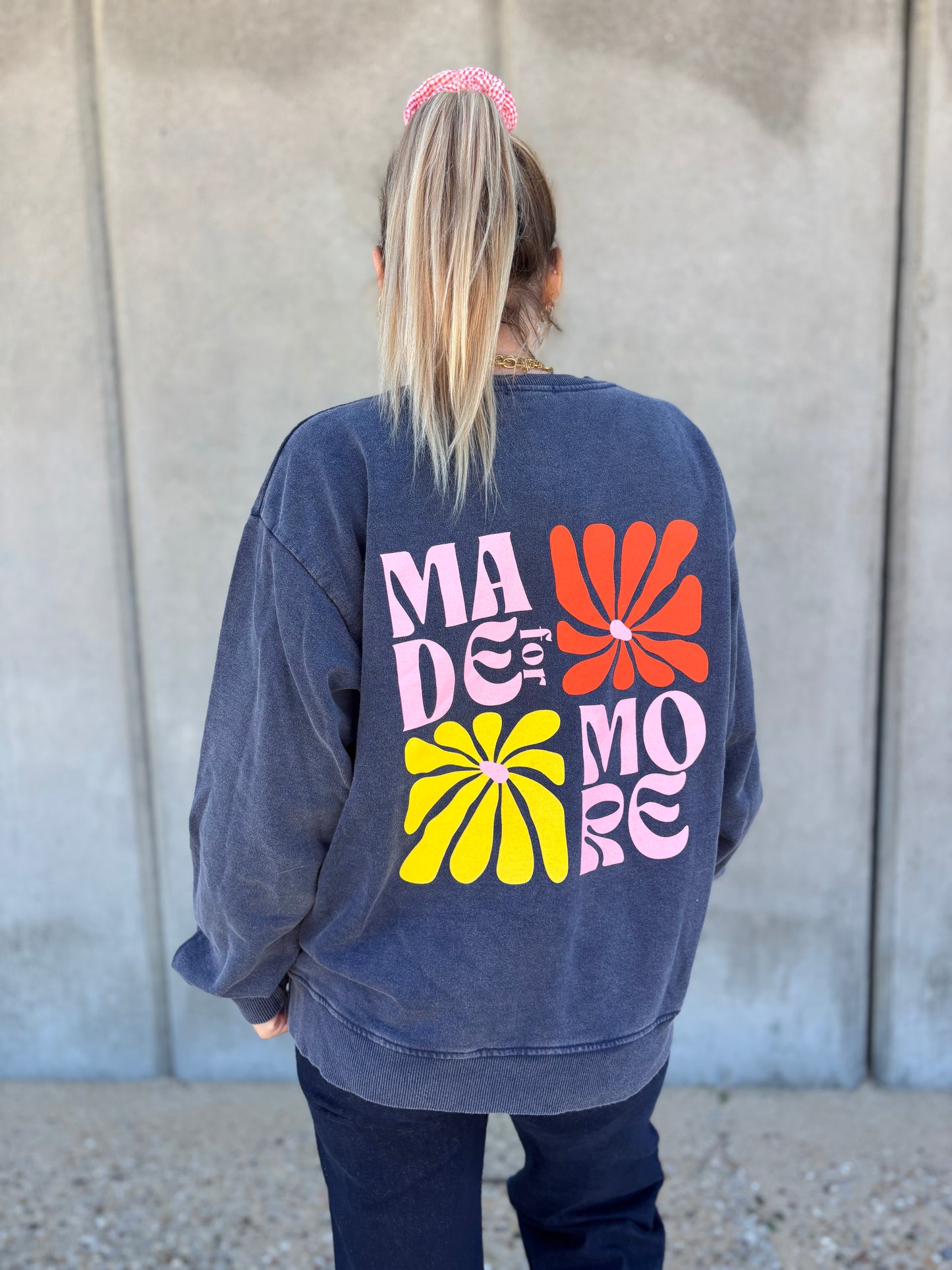 Sweat MADE FOR MORE Bleu marine