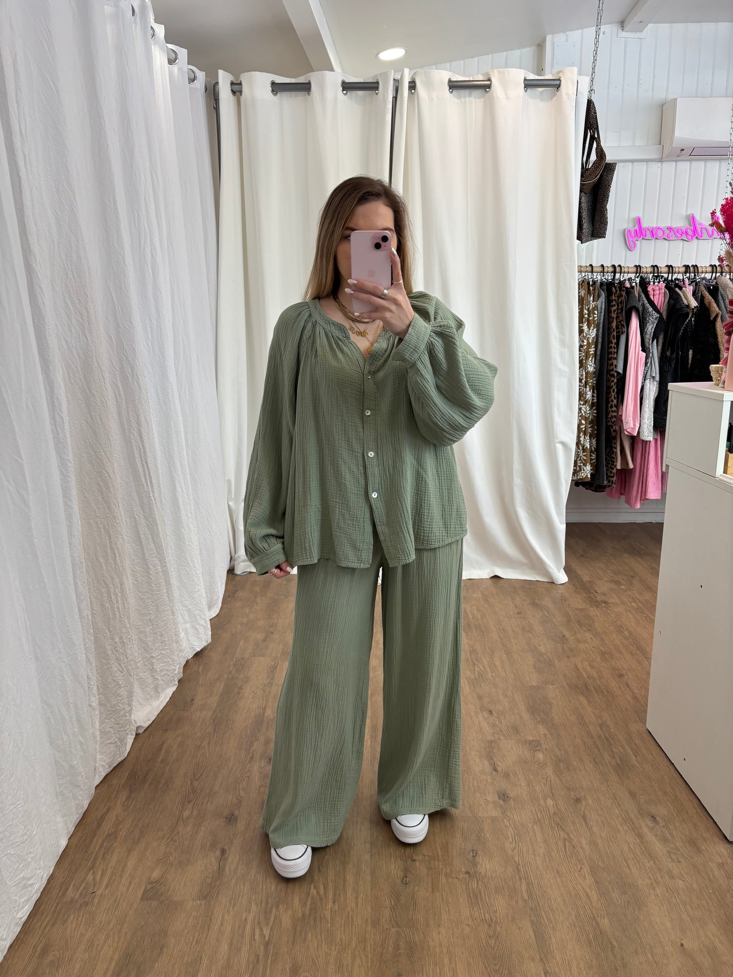 Blouse LYA Kaki clair