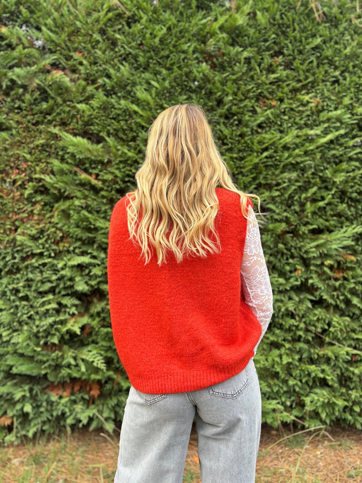 27 - Gilet TOM - Rouille / Rouge